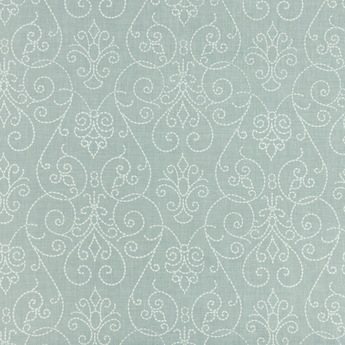 Schumacher 415B12 VIZCAYA in MIST Fabric - RAOUL TEXTILES