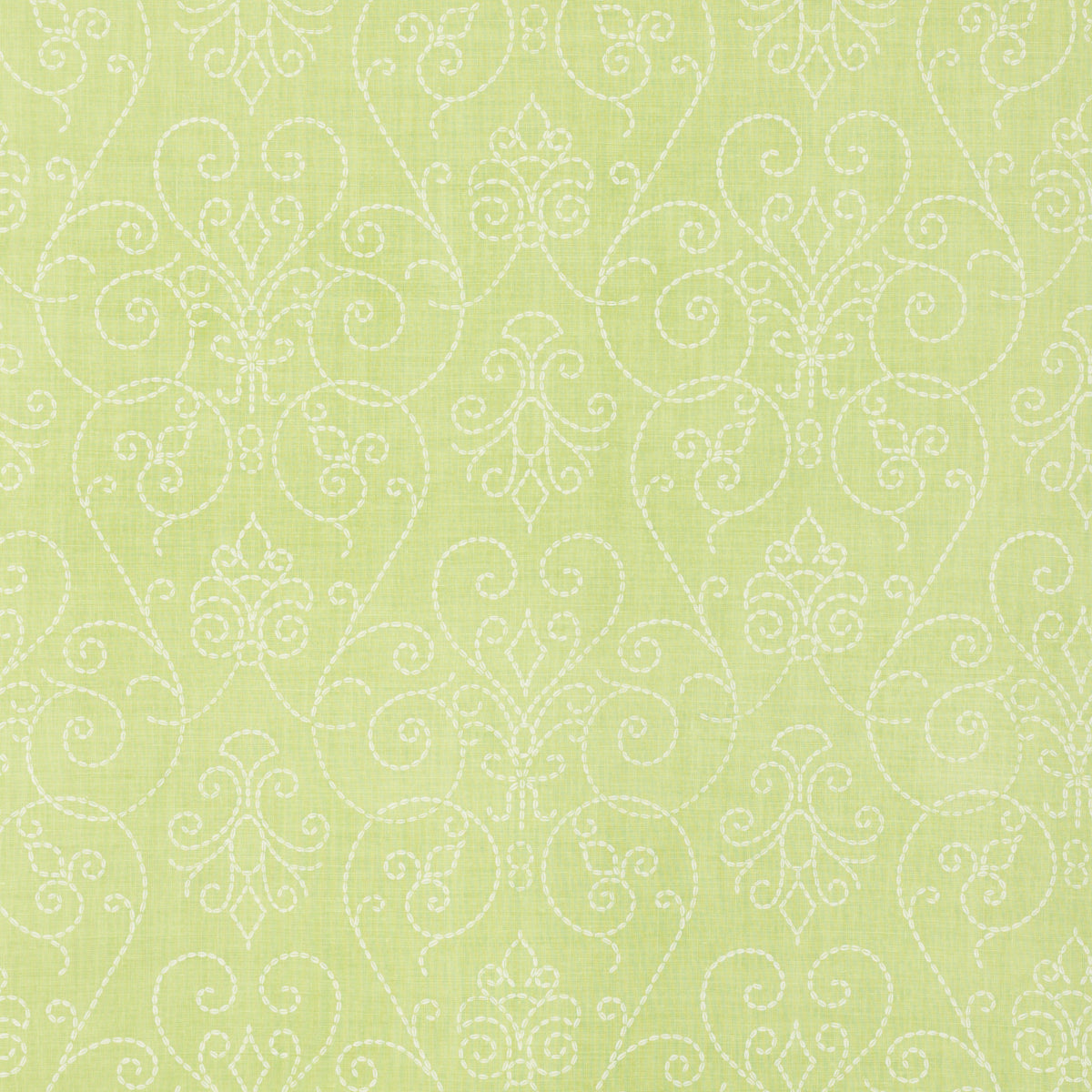 Schumacher 415B74 VIZCAYA in CELERY Fabric - RAOUL TEXTILES