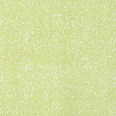 Schumacher 415B74 VIZCAYA in CELERY Fabric - RAOUL TEXTILES