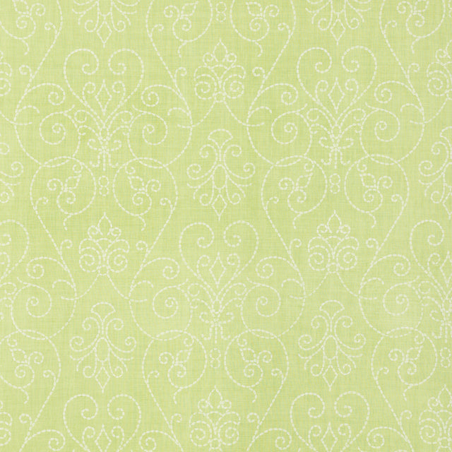 Schumacher 415B74 VIZCAYA in CELERY Fabric - RAOUL TEXTILES