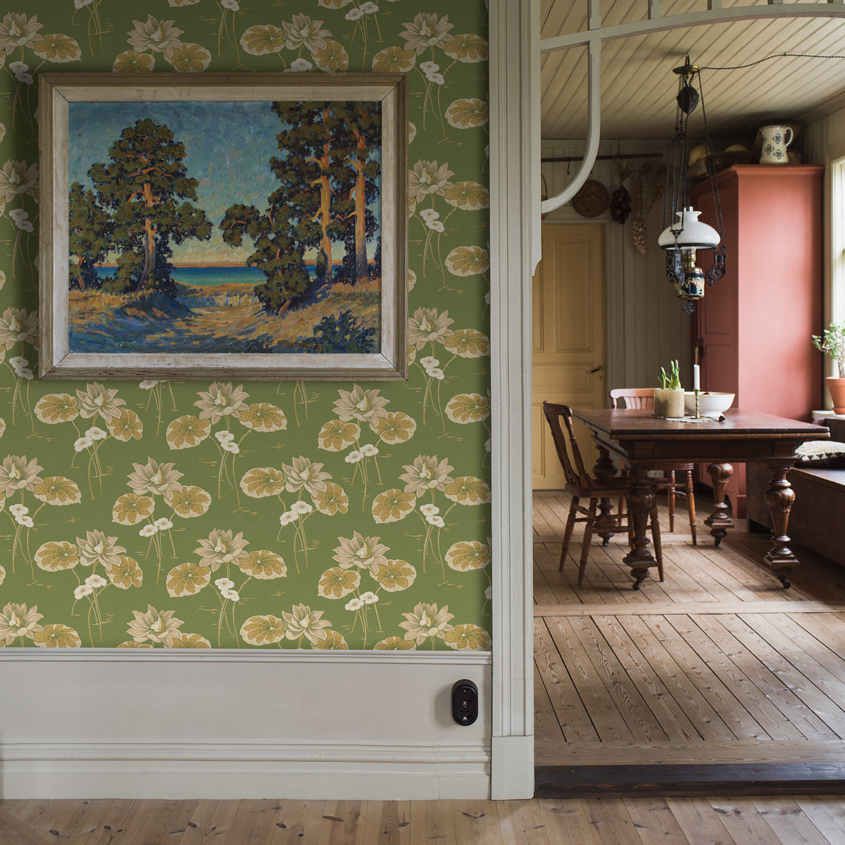 Schumacher 4167 HAGA in LEAF Wallpaper - BORÃ…STAPETER