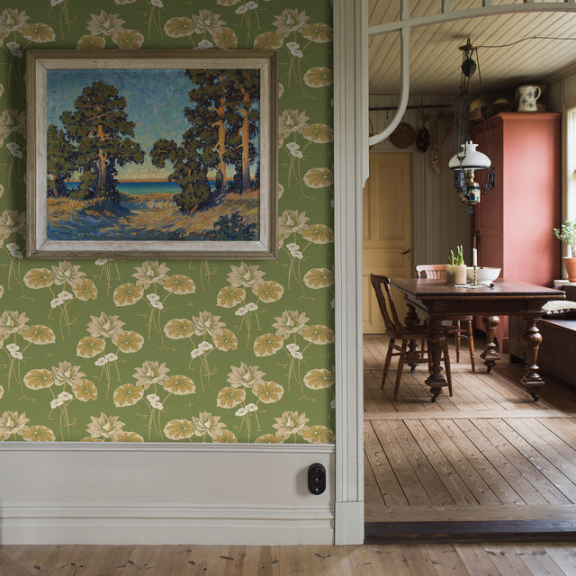 Schumacher 4167 HAGA in LEAF Wallpaper - BORÃ…STAPETER