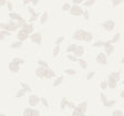 Warner 4174-4647 Myles White Leaves Wallpaper - Eade's Wallpaper