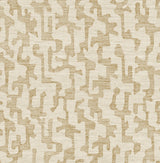 A-Street Prints 4177-27700 Cipher Chestnut Geometric Faux Gr