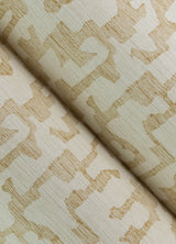A-Street Prints 4177-27700 Cipher Chestnut Geometric Faux Gr