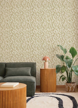 A-Street Prints 4177-27700 Cipher Chestnut Geometric Faux Gr