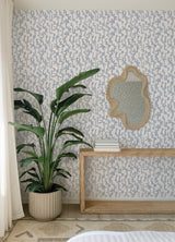 A-Street Prints 4177-27701 Cipher Blue Geometric Faux Grassc