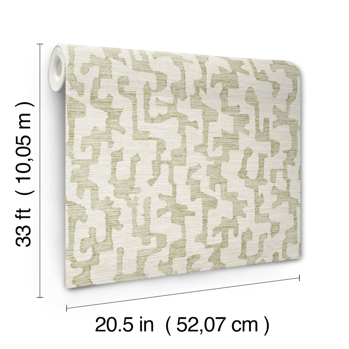 A-Street Prints 4177-27702 Cipher Moss Geometric Faux Grassc
