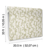 A-Street Prints 4177-27702 Cipher Moss Geometric Faux Grassc