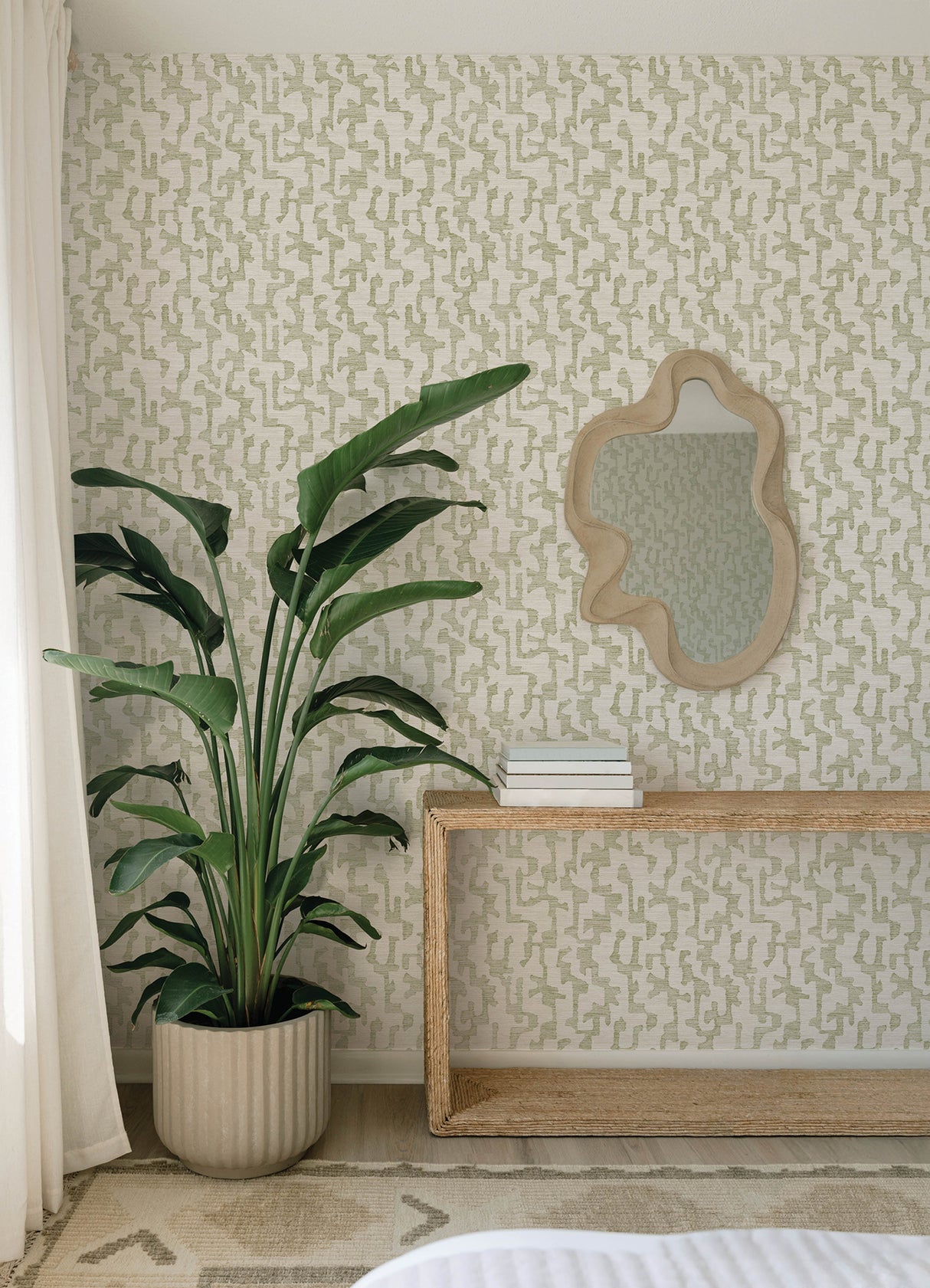 A-Street Prints 4177-27702 Cipher Moss Geometric Faux Grassc