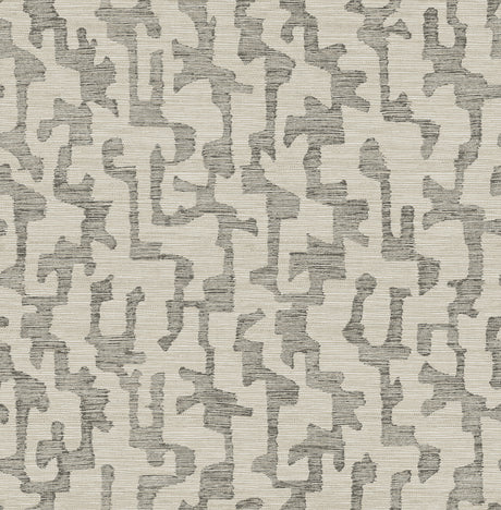 A-Street Prints 4177-27704 Cipher Black Geometric Faux Grass