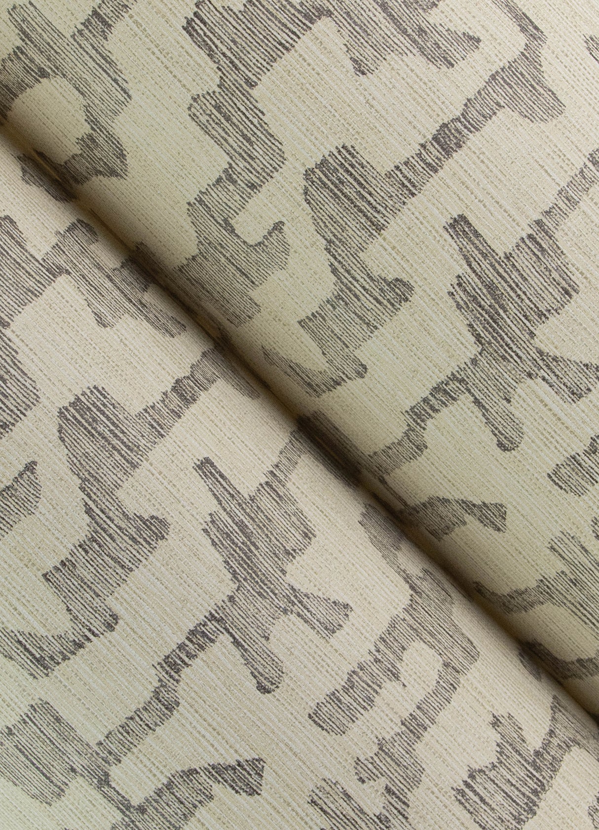 A-Street Prints 4177-27704 Cipher Black Geometric Faux Grass