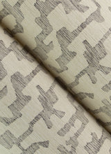 A-Street Prints 4177-27704 Cipher Black Geometric Faux Grass