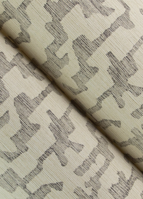 A-Street Prints 4177-27704 Cipher Black Geometric Faux Grass