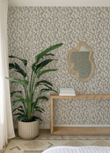 A-Street Prints 4177-27704 Cipher Black Geometric Faux Grass