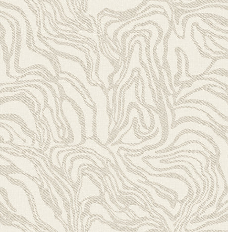 A-Street Prints 4177-27706 Massar Taupe Modern Marbled Wallp