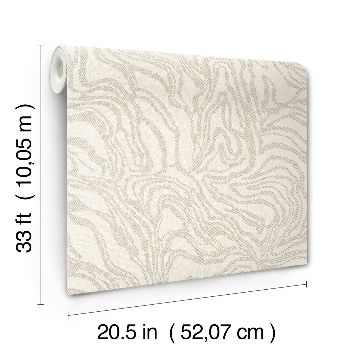 A-Street Prints 4177-27706 Massar Taupe Modern Marbled Wallp