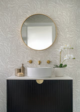 A-Street Prints 4177-27706 Massar Taupe Modern Marbled Wallp
