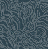 A-Street Prints 4177-27707 Massar Teal Modern Marbled Wallpa