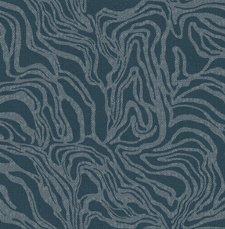 A-Street Prints 4177-27707 Massar Teal Modern Marbled Wallpa