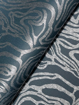A-Street Prints 4177-27707 Massar Teal Modern Marbled Wallpa