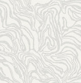 A-Street Prints 4177-27708 Massar Silver Modern Marbled Wall