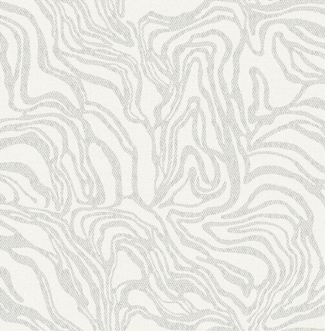 A-Street Prints 4177-27708 Massar Silver Modern Marbled Wall