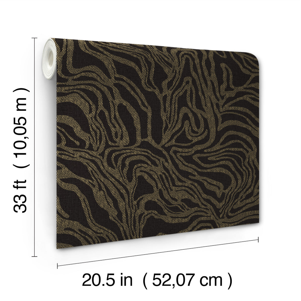 A-Street Prints 4177-27709 Massar Black Modern Marbled Wallp