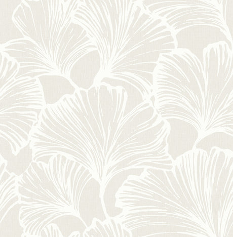 A-Street Prints 4177-27710 Kyoto Dove Ginkgo Leaf Wallpaper