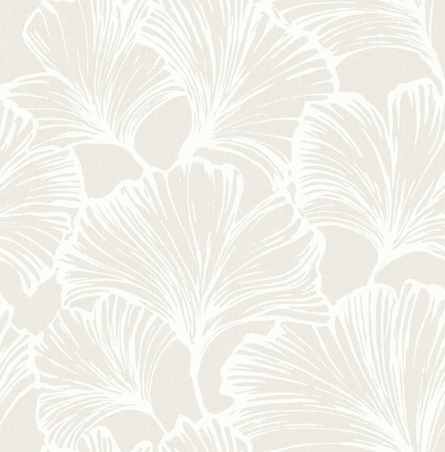 A-Street Prints 4177-27710 Kyoto Dove Ginkgo Leaf Wallpaper