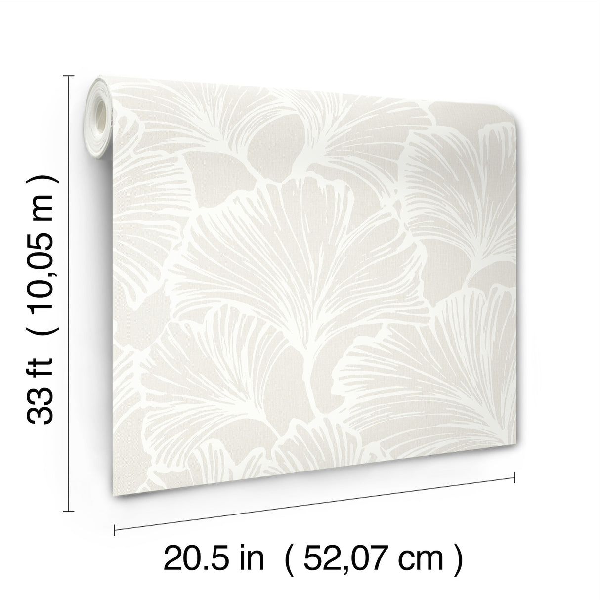 A-Street Prints 4177-27710 Kyoto Dove Ginkgo Leaf Wallpaper