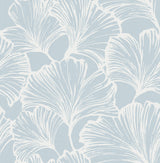 A-Street Prints 4177-27712 Kyoto Sky Ginkgo Leaf Wallpaper