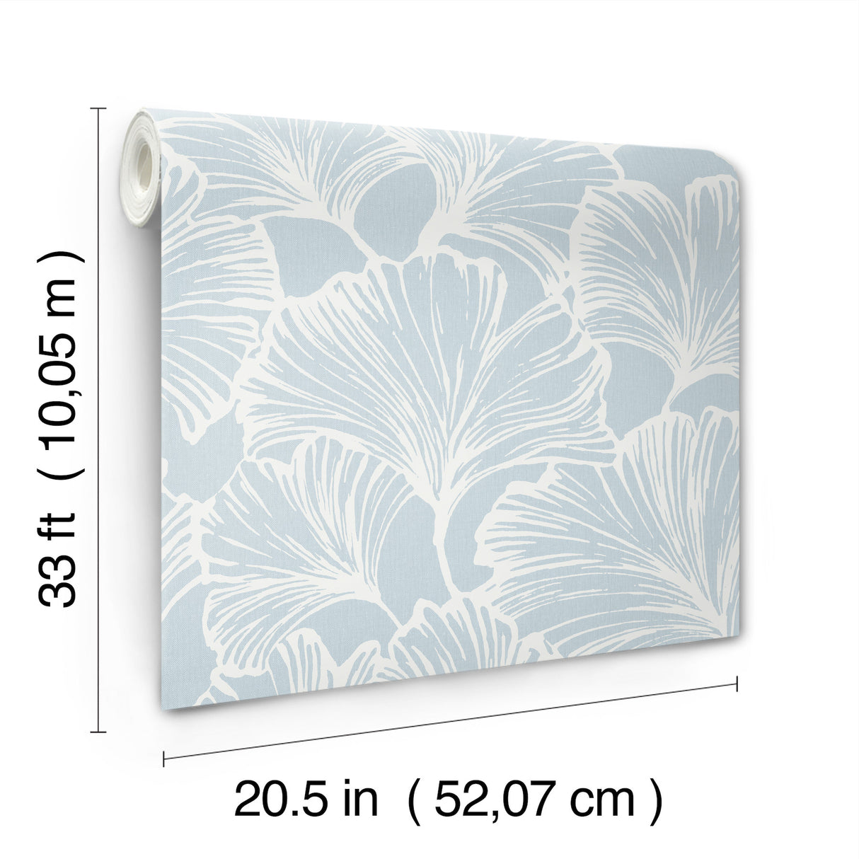 A-Street Prints 4177-27712 Kyoto Sky Ginkgo Leaf Wallpaper