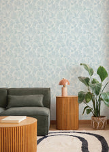 A-Street Prints 4177-27712 Kyoto Sky Ginkgo Leaf Wallpaper