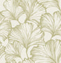 A-Street Prints 4177-27714 Kyoto Moss Ginkgo Leaf Wallpaper
