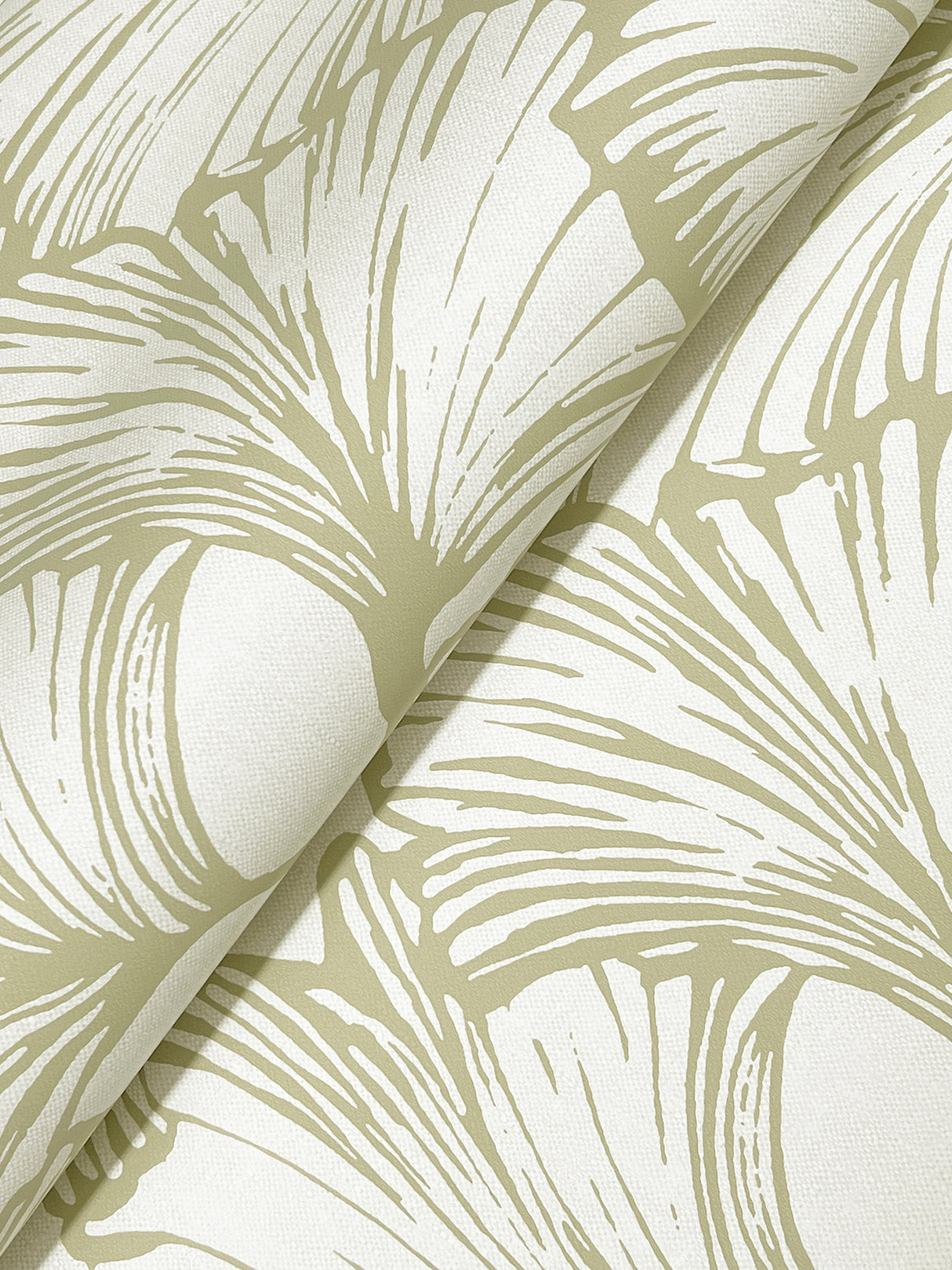 A-Street Prints 4177-27714 Kyoto Moss Ginkgo Leaf Wallpaper