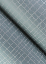 A-Street Prints 4177-27715 Albin Sky Blue Gridline Wallpaper