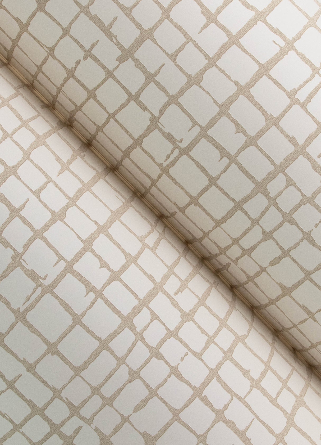 A-Street Prints 4177-27716 Albin Beige Gridline Wallpaper