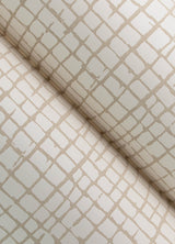 A-Street Prints 4177-27716 Albin Beige Gridline Wallpaper