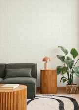 A-Street Prints 4177-27716 Albin Beige Gridline Wallpaper