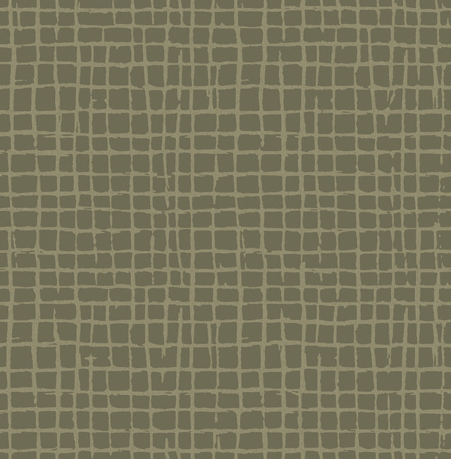 A-Street Prints 4177-27718 Albin Moss Gridline Wallpaper