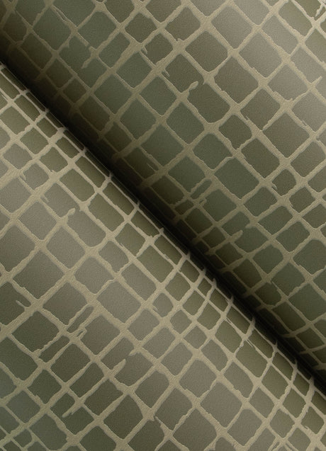 A-Street Prints 4177-27718 Albin Moss Gridline Wallpaper