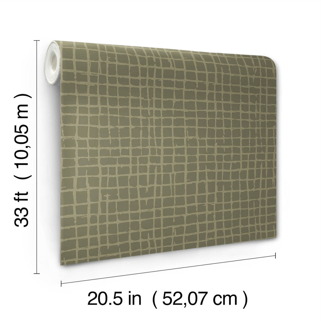 A-Street Prints 4177-27718 Albin Moss Gridline Wallpaper