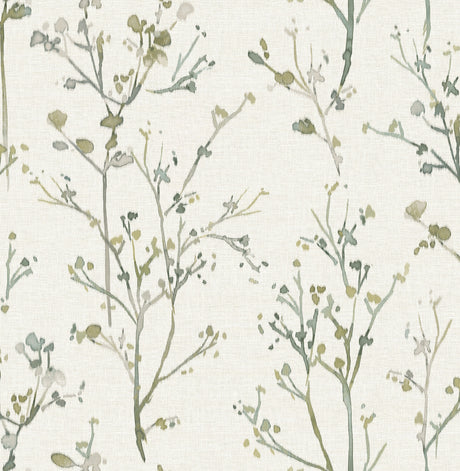 A-Street Prints 4177-27719 Silverling Moss Budding Branches 
