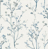 A-Street Prints 4177-27721 Silverling Blue Budding Branches 