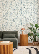 A-Street Prints 4177-27721 Silverling Blue Budding Branches 