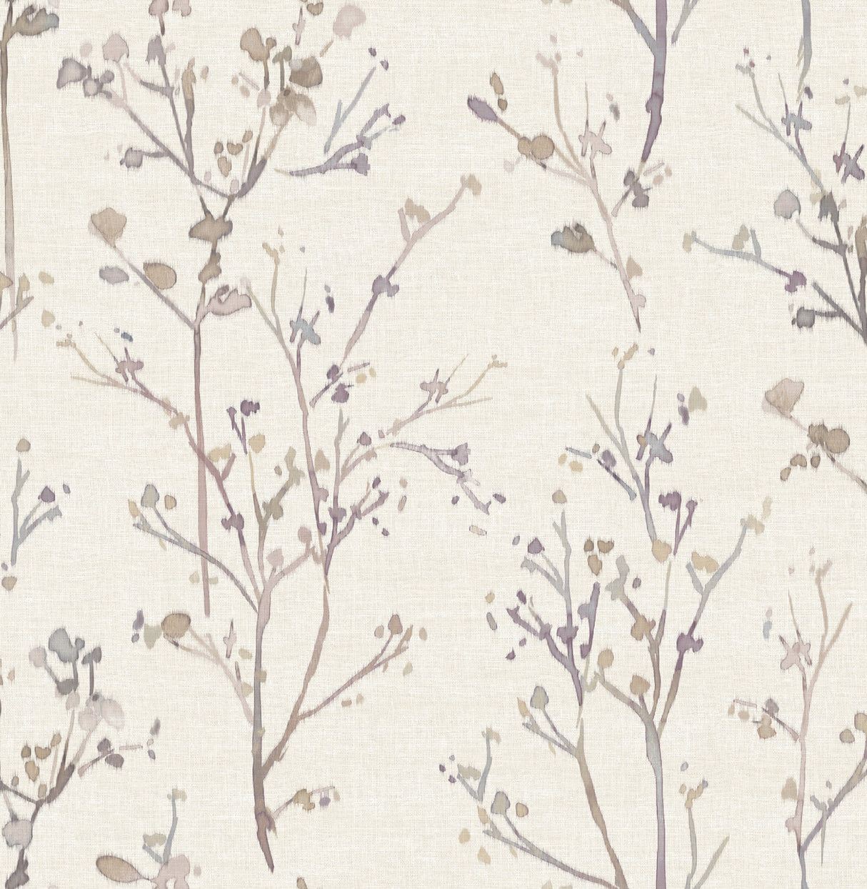 A-Street Prints 4177-27722 Silverling Lavender Budding Branc