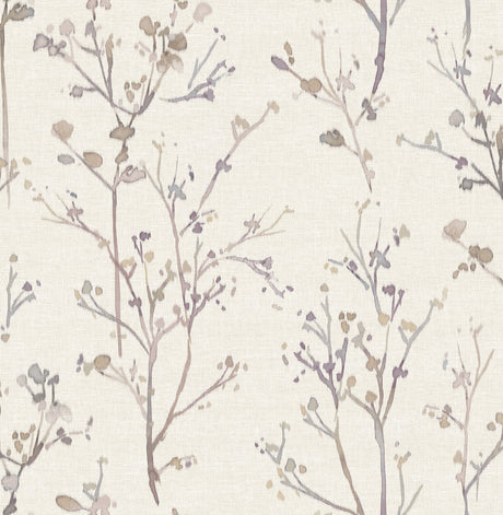 A-Street Prints 4177-27722 Silverling Lavender Budding Branc