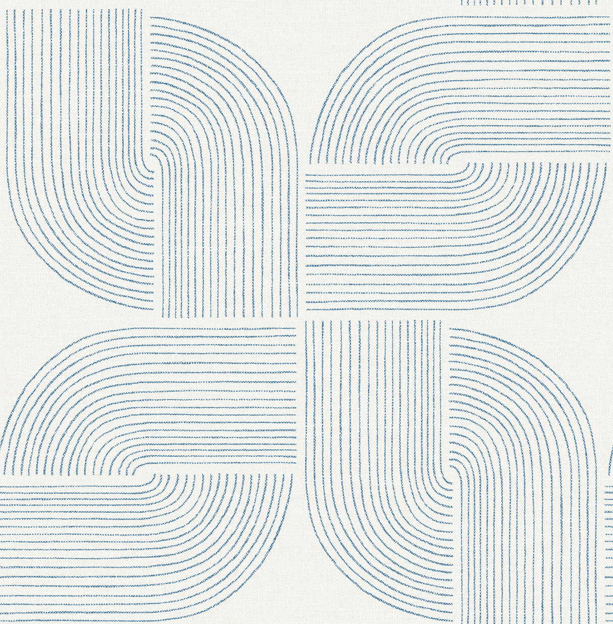 A-Street Prints 4177-27723 Savoye Dark Blue Spiral Arches Wa
