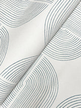 A-Street Prints 4177-27723 Savoye Dark Blue Spiral Arches Wa